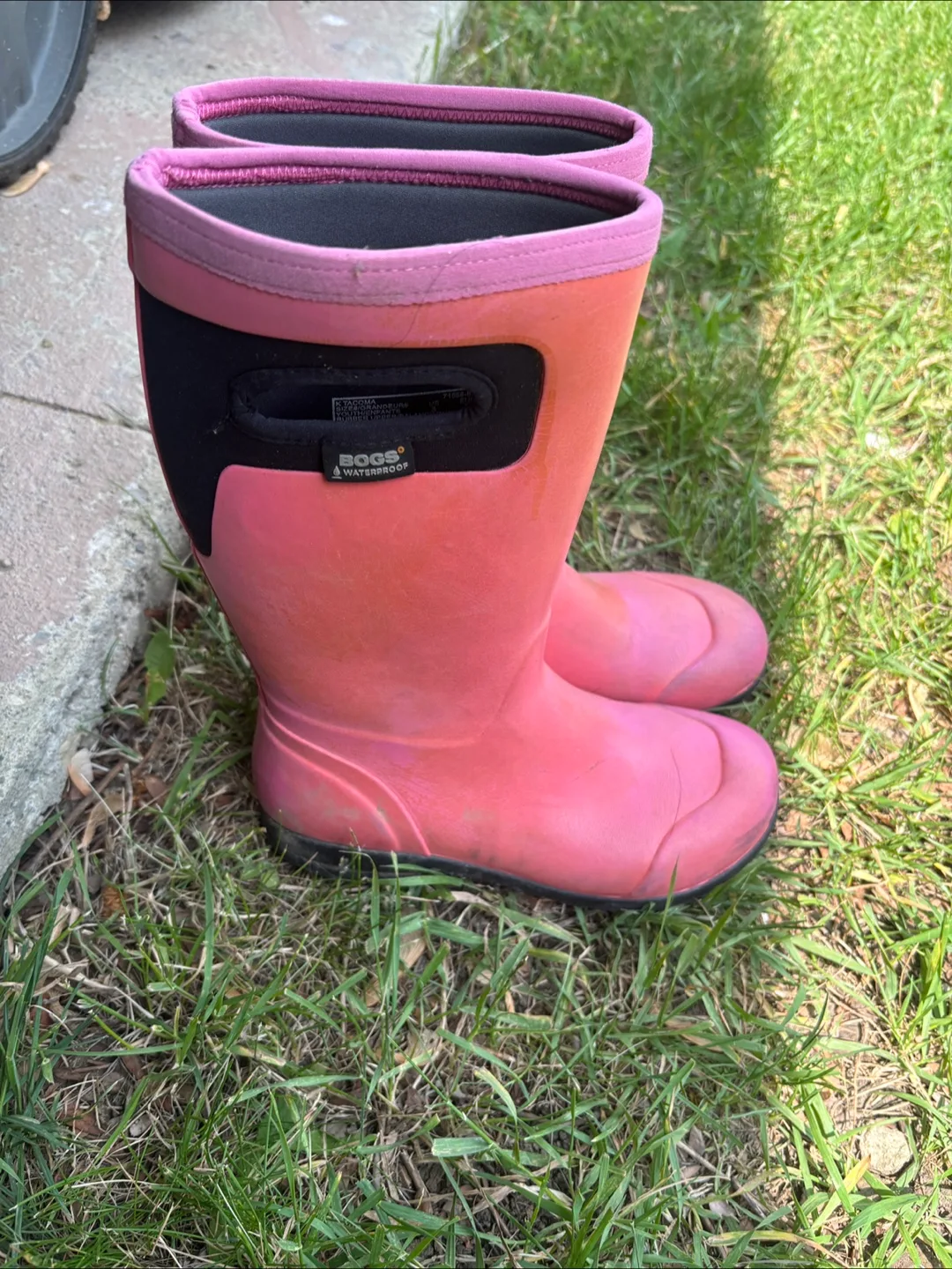Pink Bogs Waterproof Boots thumbnail