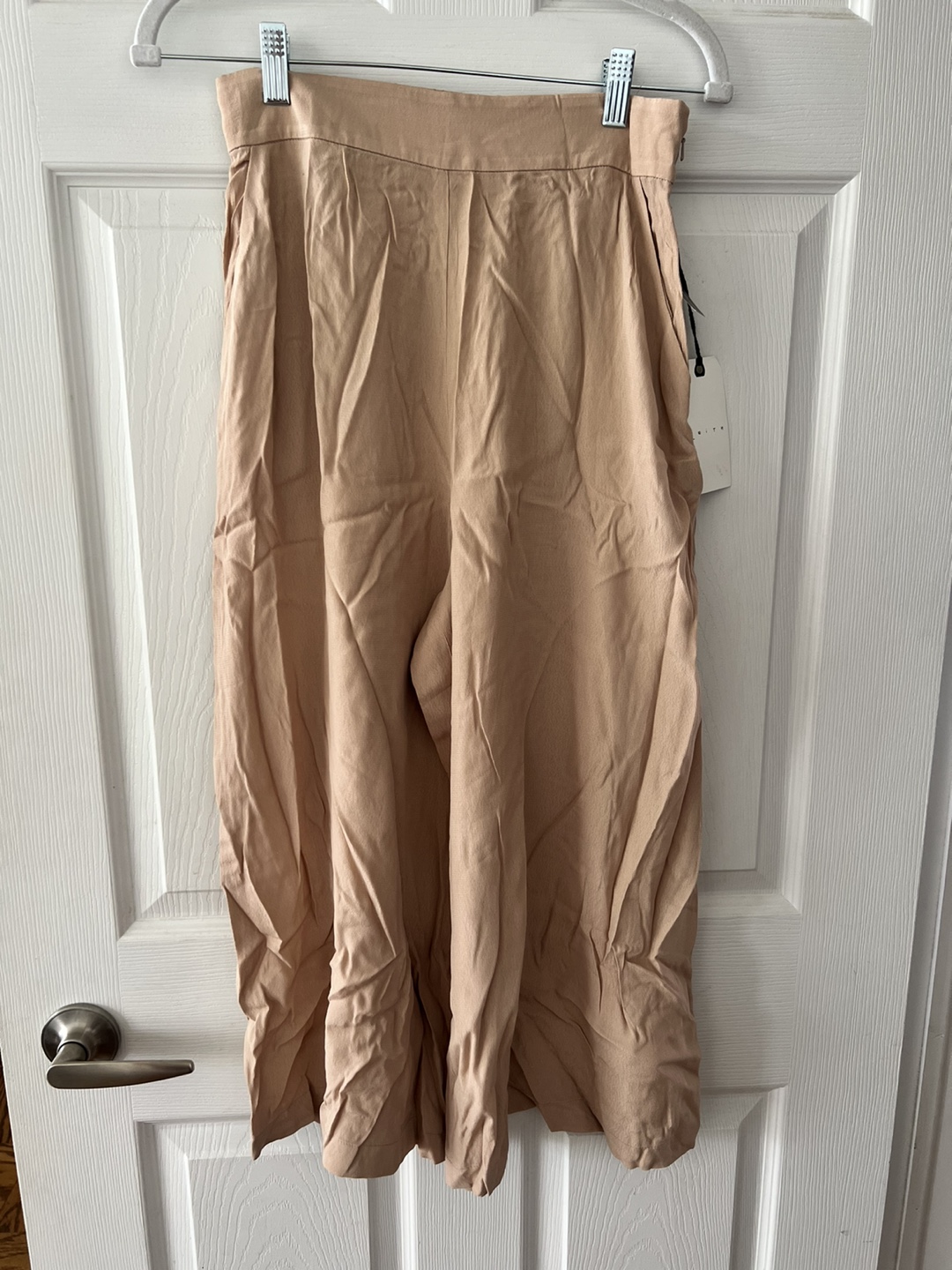 Leith Tan Wide Leg Pants - Size S