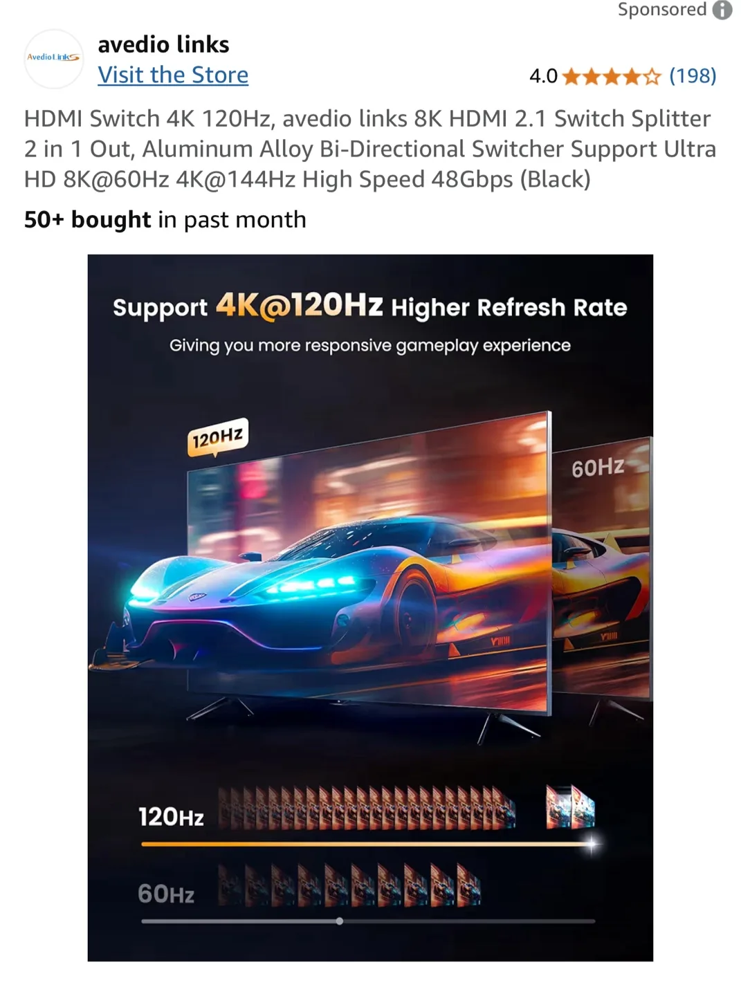 Avedio Links HDMI Switch 2 in 1 Out image indicator(3)