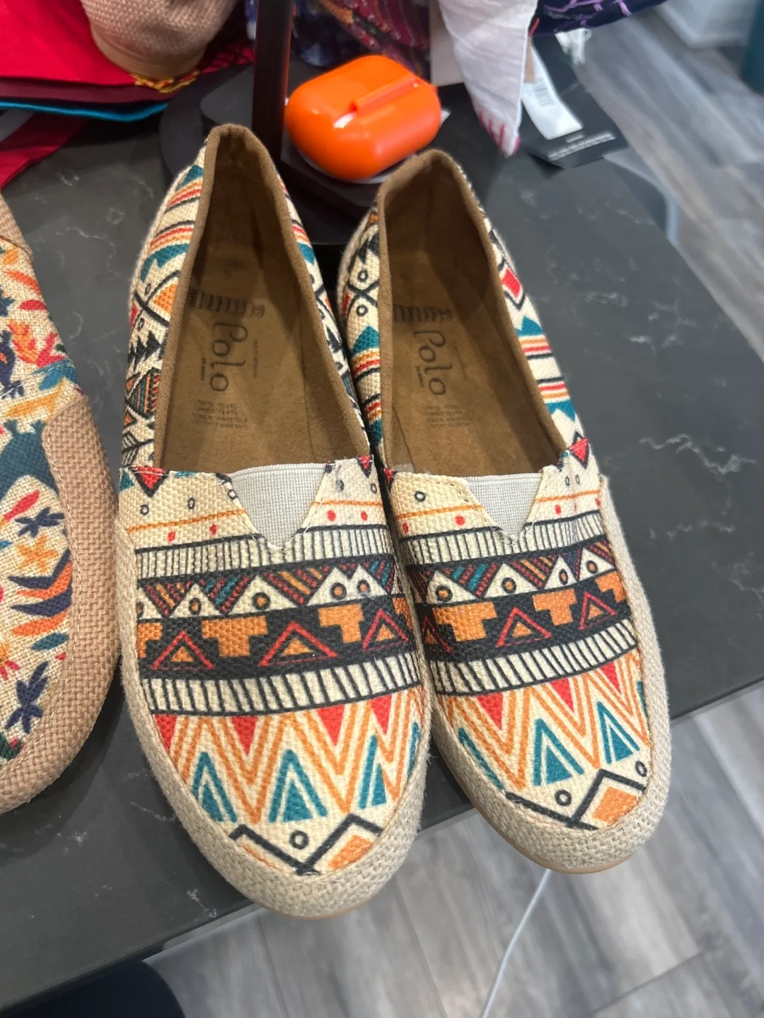 Polo patterned slip-ons thumbnail