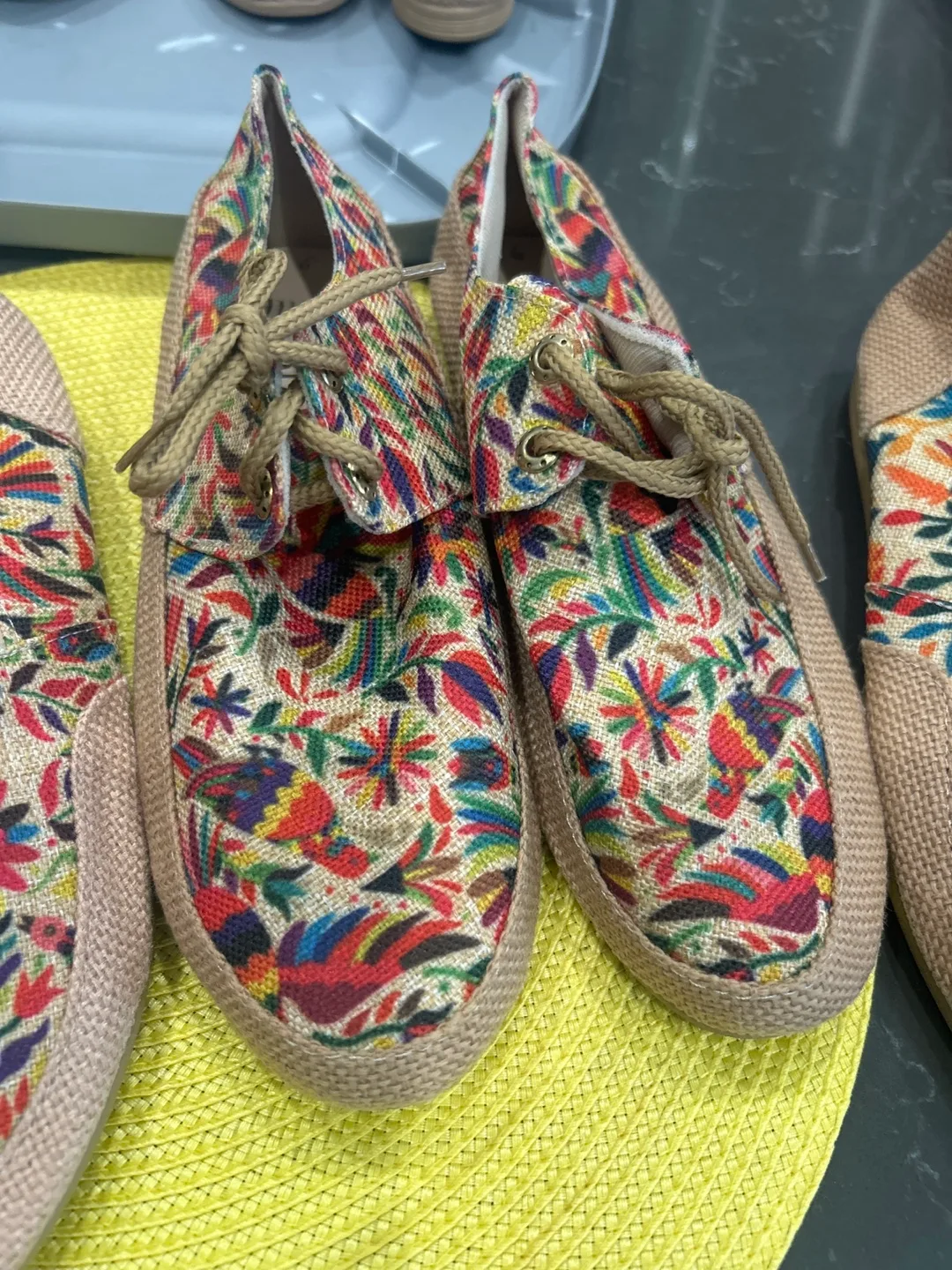 Floral Patterned Boat Shoes thumbnail