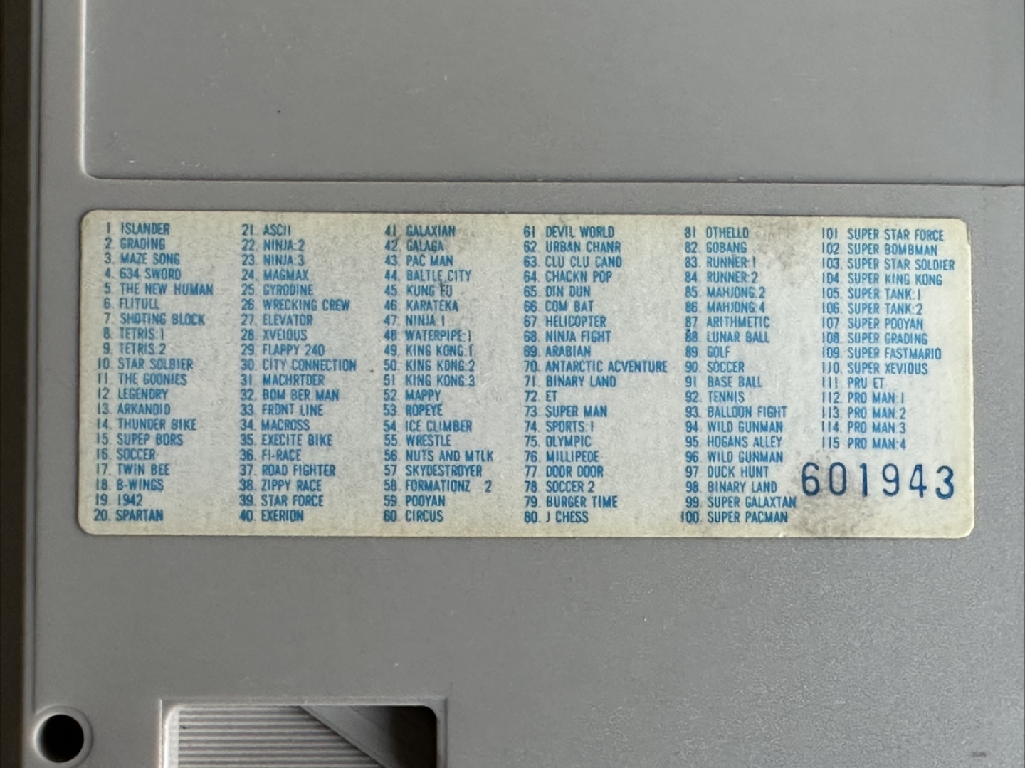 Vintage 115-in-1 Famicom Game Cartridge – Multicart for NES Fans - photo 4