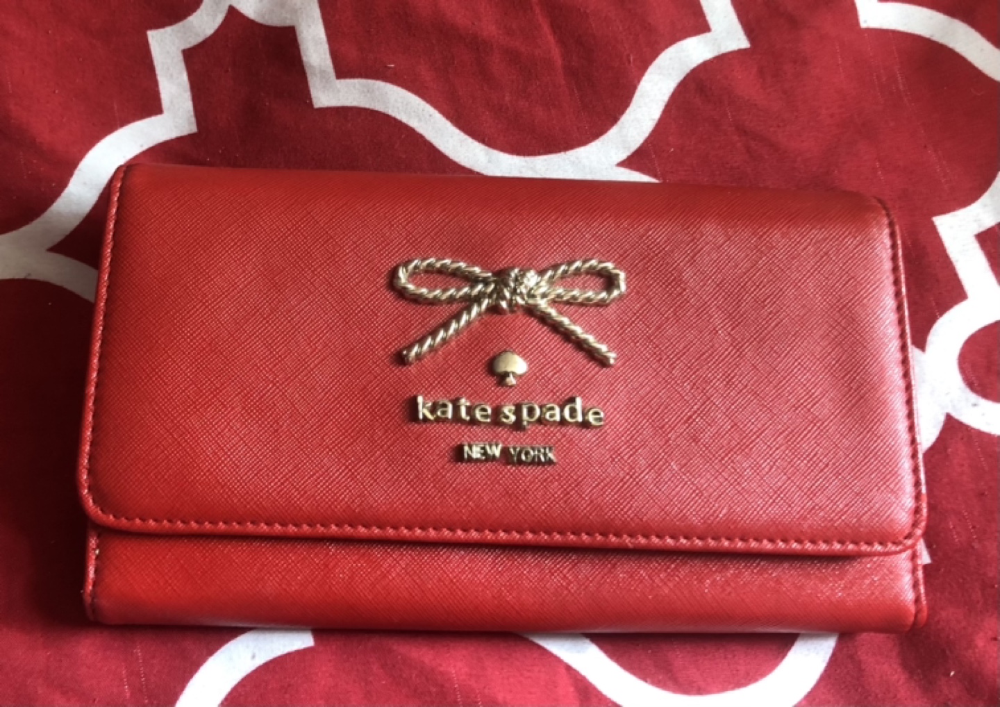 Kate Spade Red Wallet