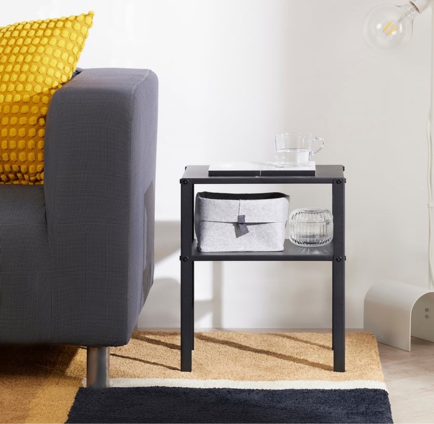 🖤 Sleek Black Nightstand – Compact & Modern✨ - photo 2