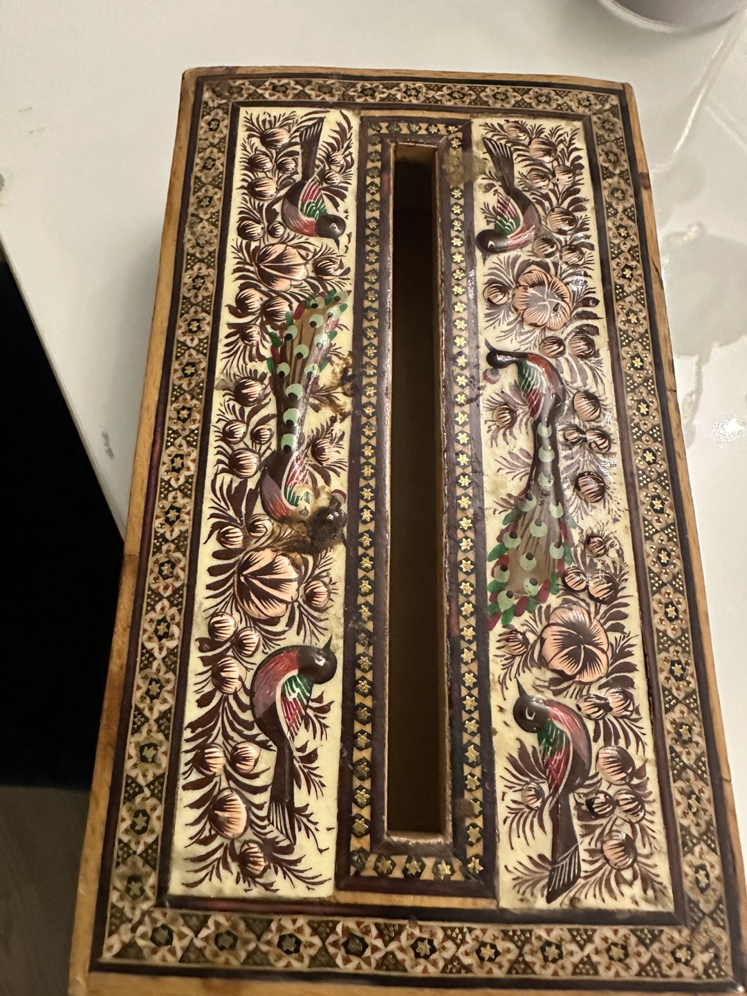 Handmade Wooden Tissue Box - photo 3