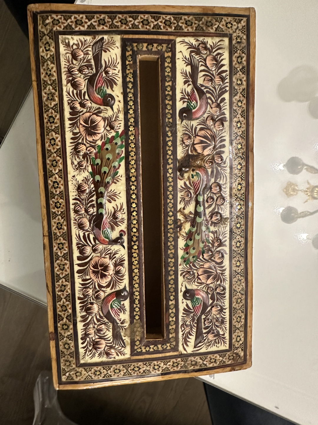 Handmade Wooden Tissue Box