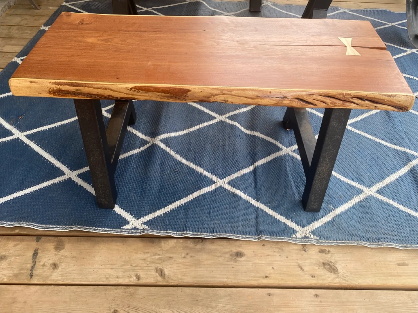 Live Edge Wood Bench image indicator(2)