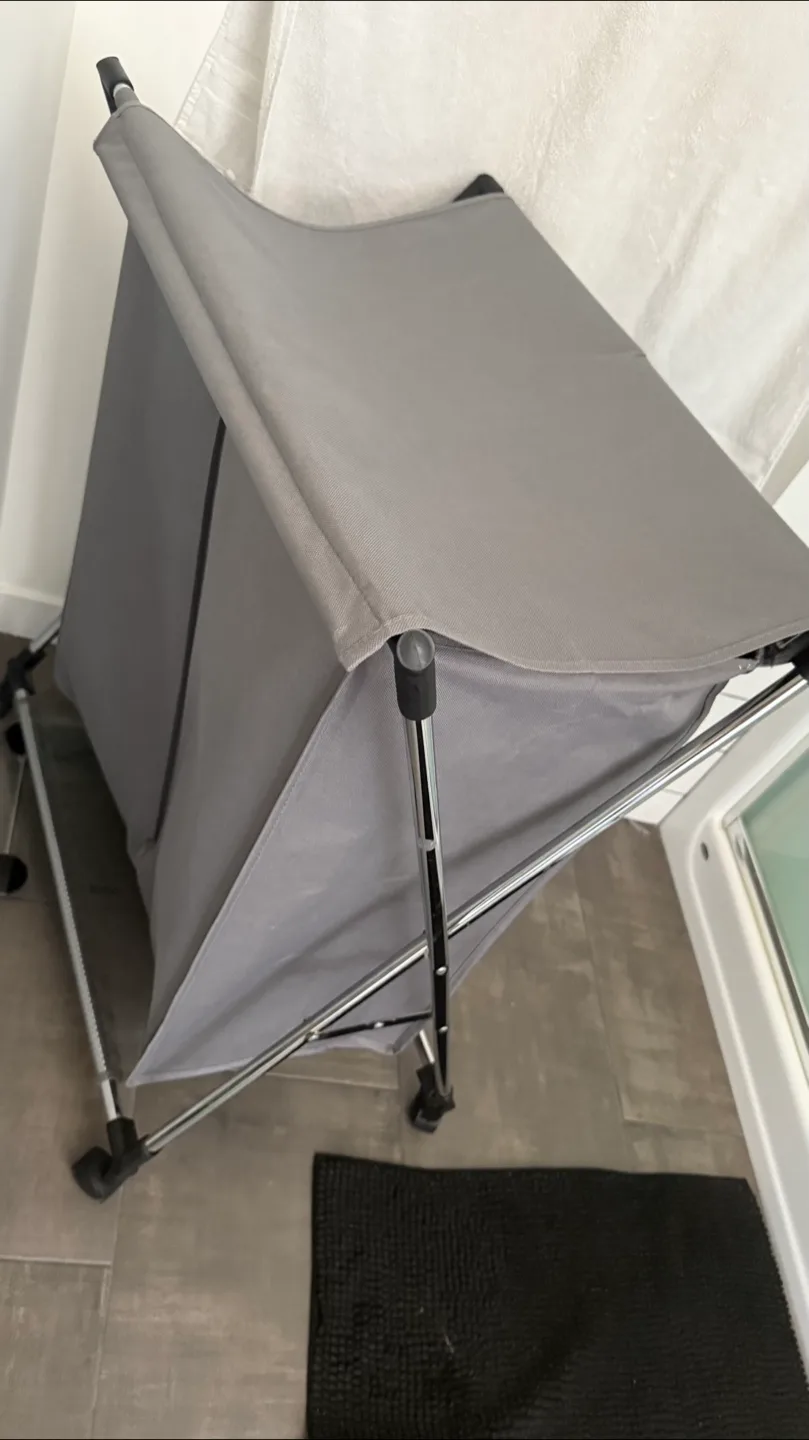Grey Laundry Hamper thumbnail