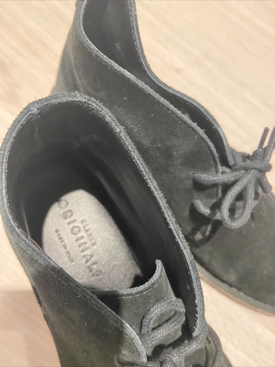 Clarks Original Deep Navy Suede Chukka Boots image indicator(3)