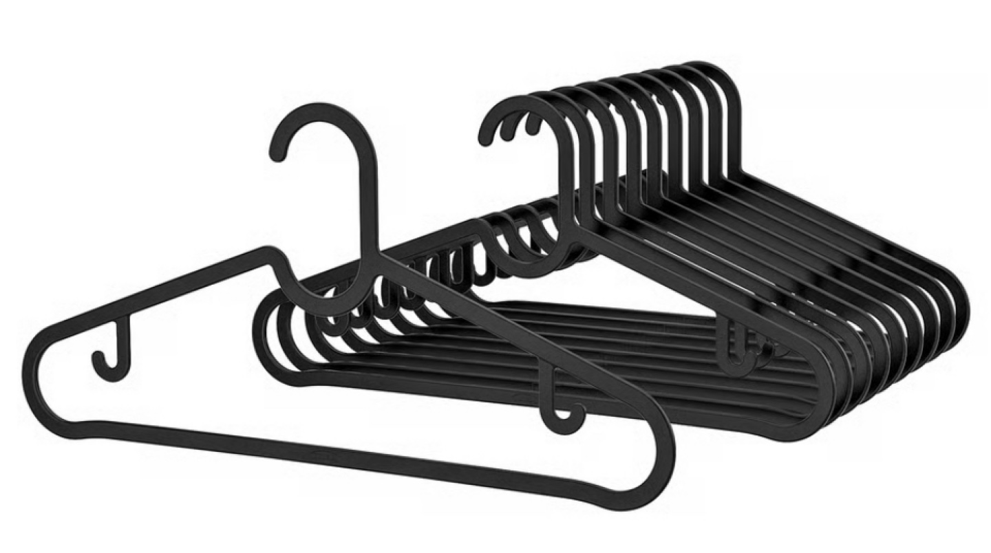 Black Clothes Hangers