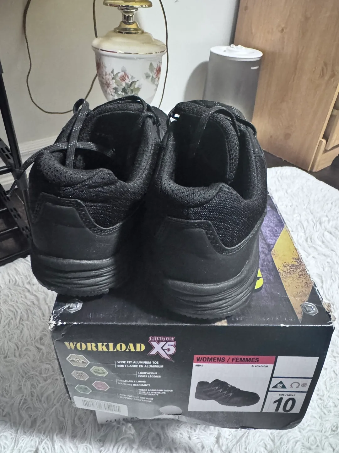 ARIAT Workload X5 Black Work Shoes - Women's Size 10 image indicator(2)