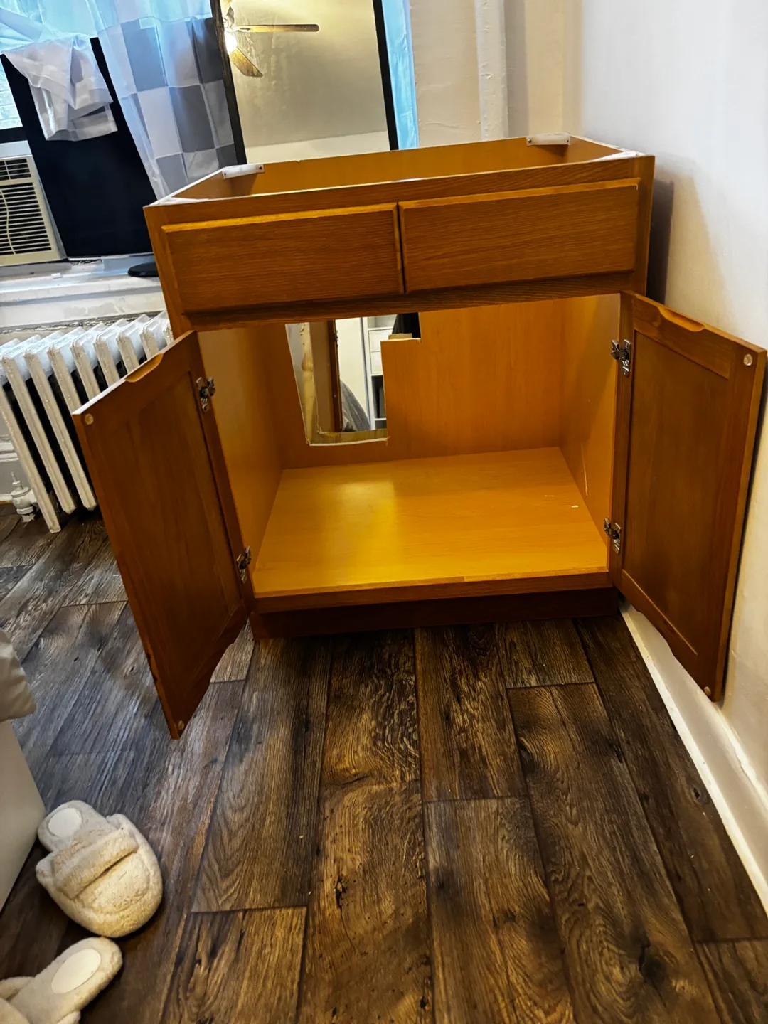 NEW Wooden Kitchen Sink Cabinet / Brand New thumbnail