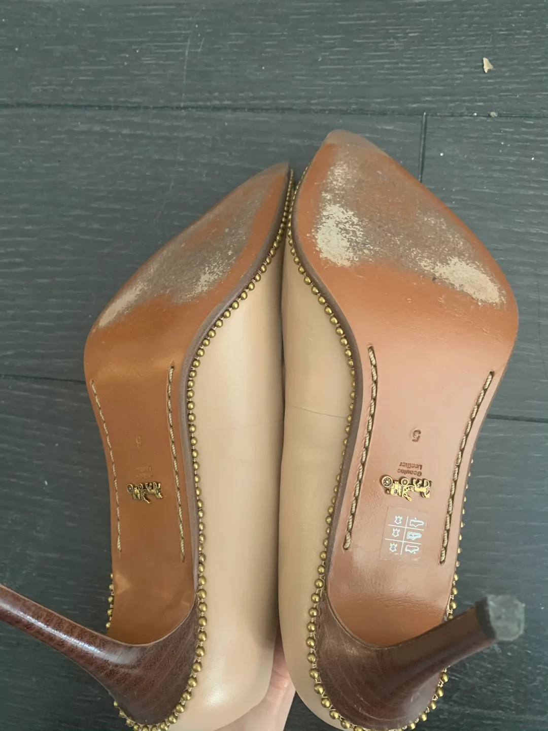 Coach Beige Heels image indicator(3)