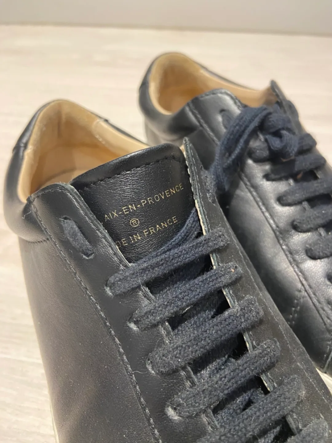 Women’s Zespa Black Leather Sneakers image indicator(2)