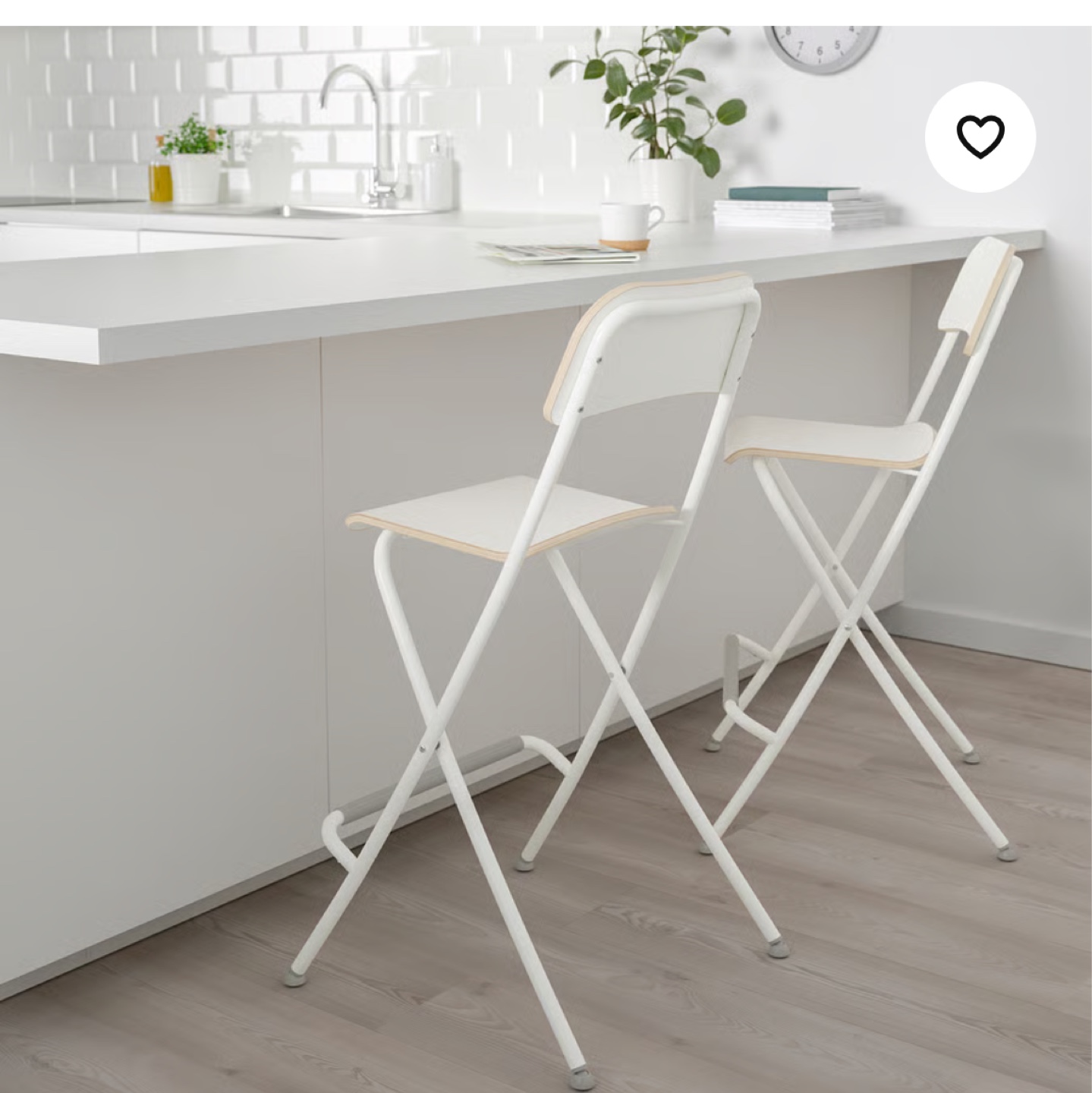 Ikea franklin bar stools / high chairs with cushions - photo 2