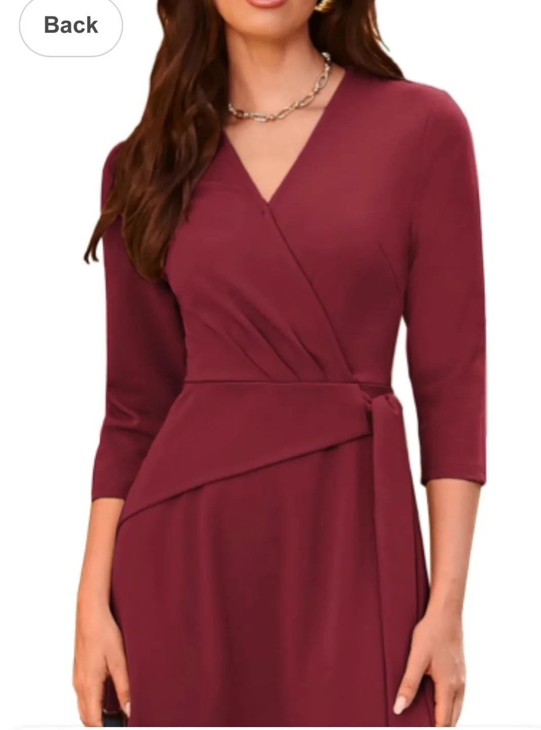 Grace Karin Wrap Dress size large image indicator(5)