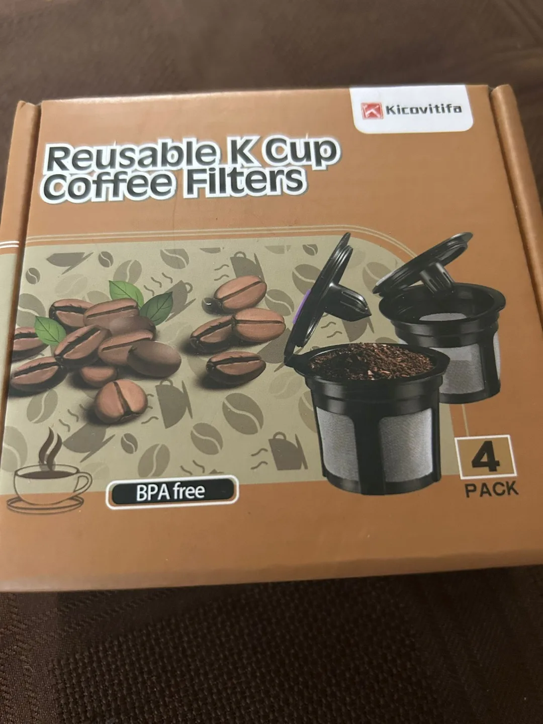 Reusable K Cup Coffee Filters - 4 Pack thumbnail