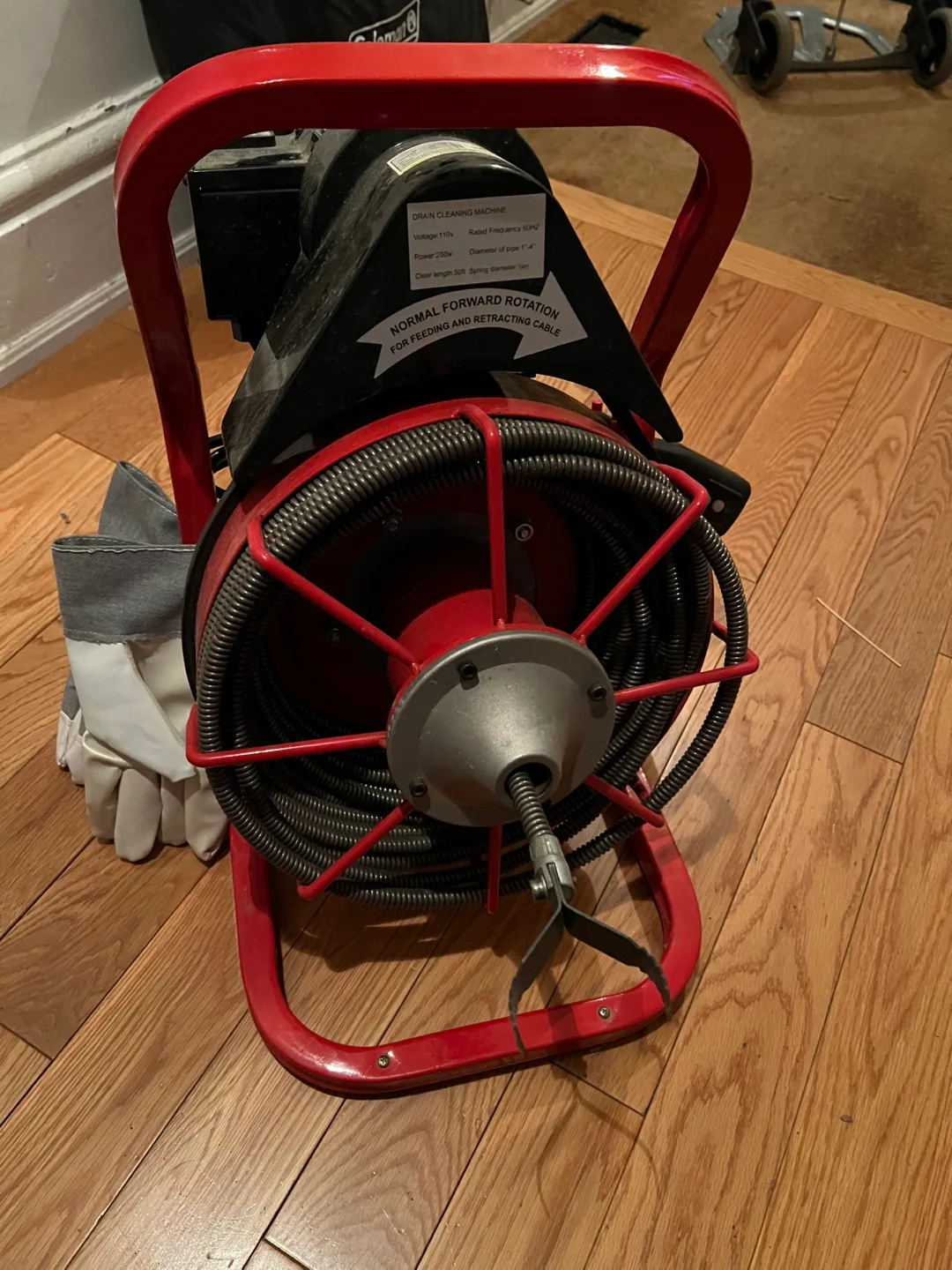 Drain Cleaning Auger Machine thumbnail
