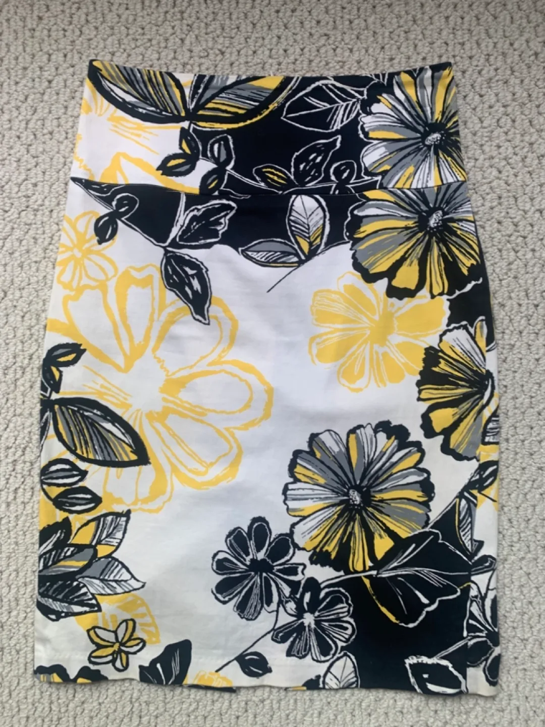 Floral Print Pencil Skirt thumbnail