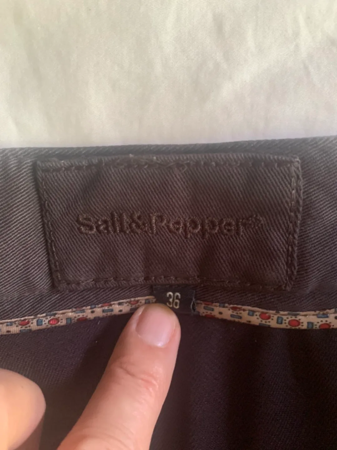 Salt & Pepper Brown Skirt Size 36 image indicator(4)