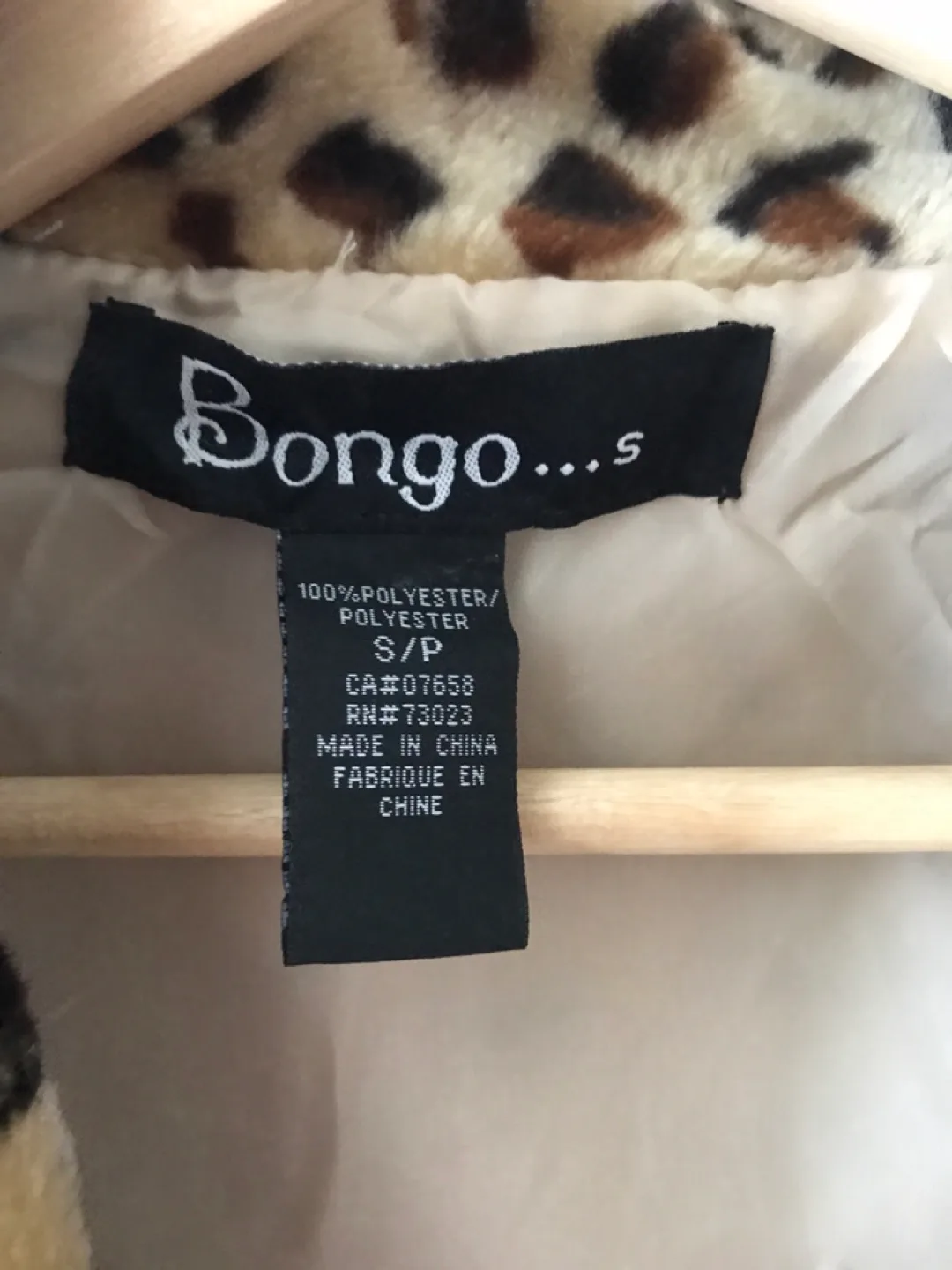 Bongo Leopard Print Jacket image indicator(2)