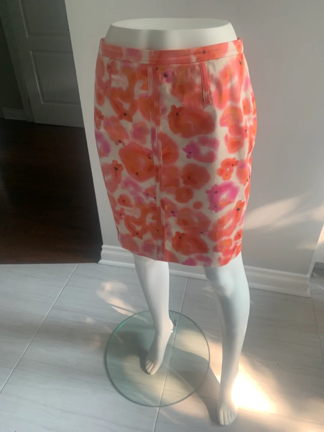 Ann Taylor Floral Skirt thumbnail