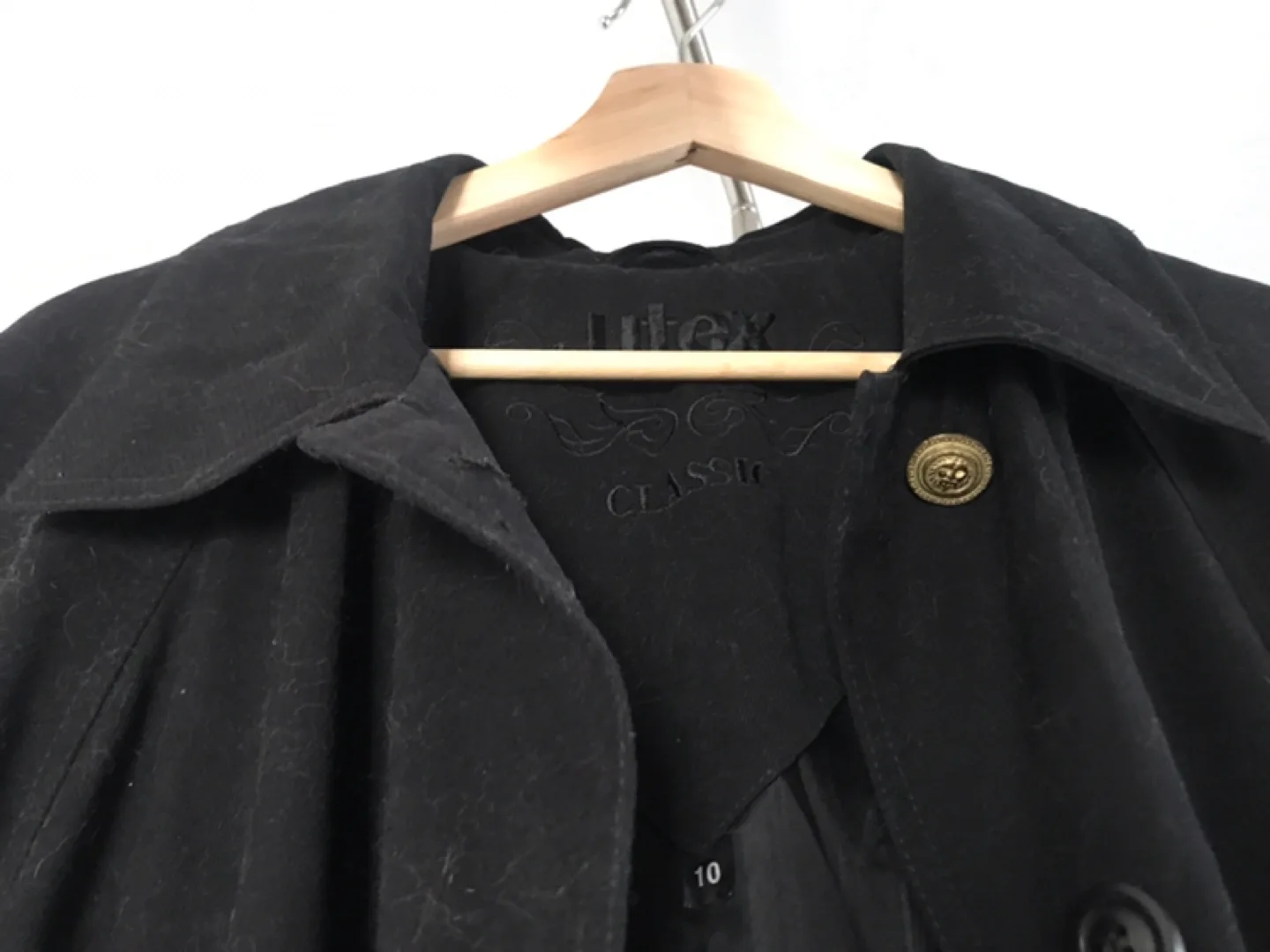 Vintage Navy Trench with short Collar image indicator(2)