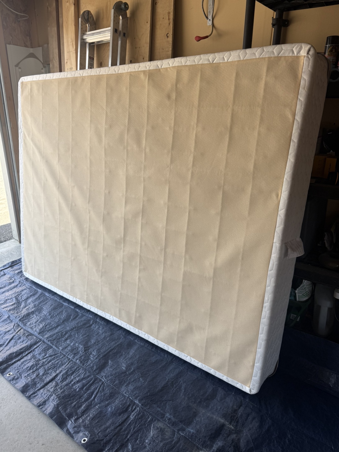 Queen box spring and frame