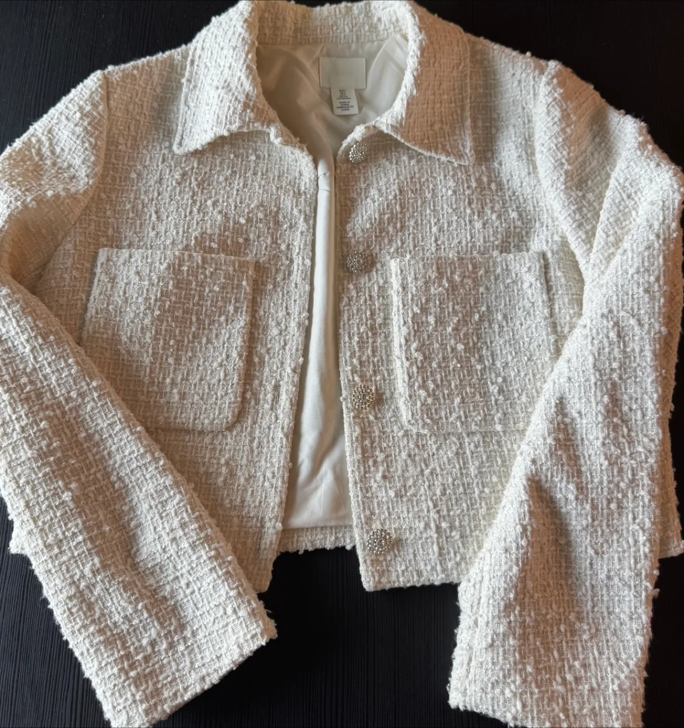 Cream Tweed Jacket thumbnail