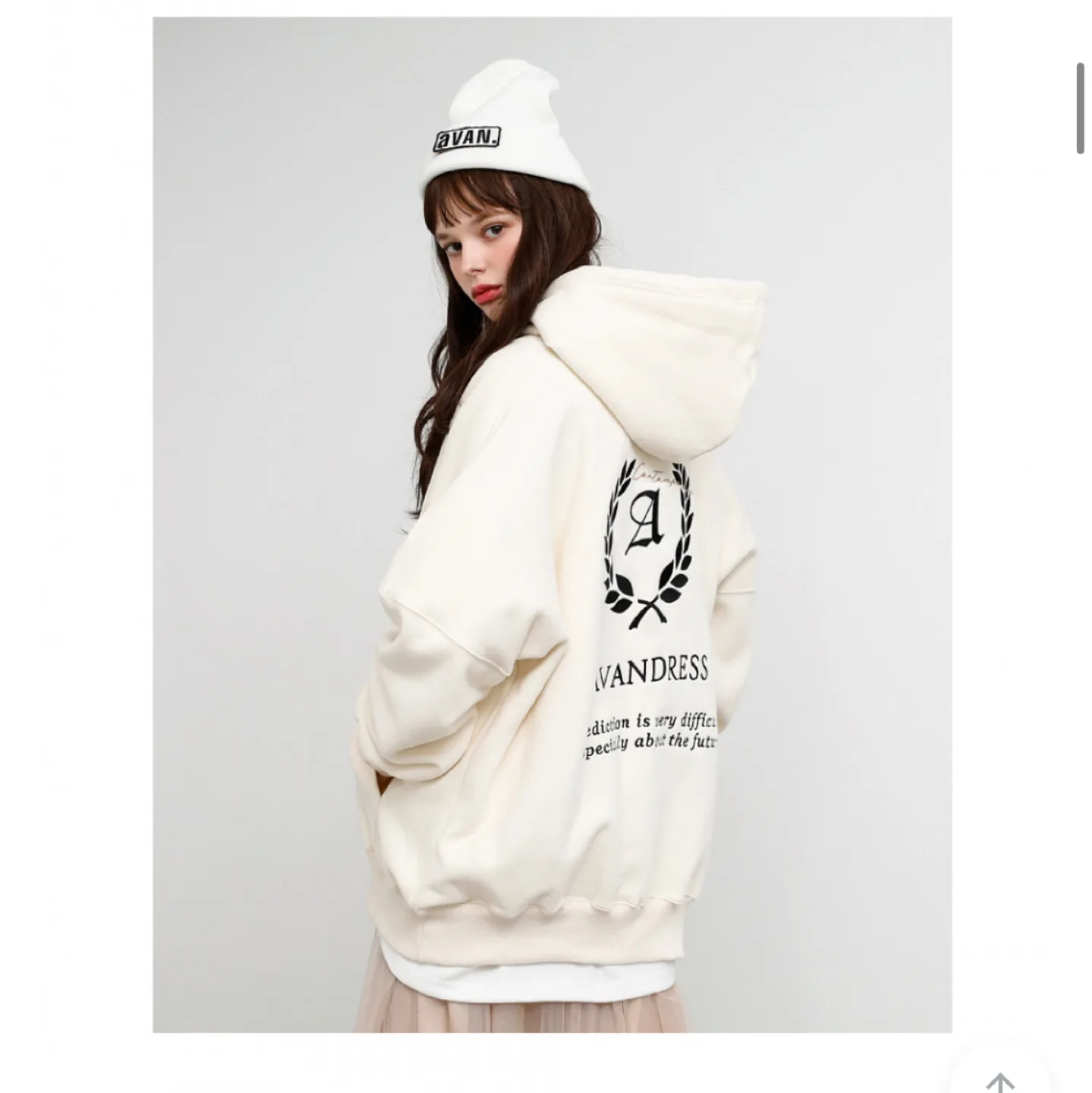 Avandress White Hoodie thumbnail
