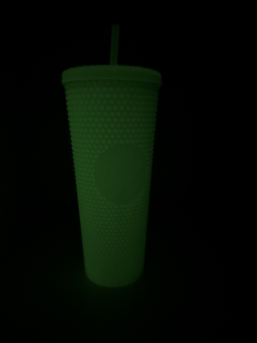 Green Studded Tumbler (Glow in the dark)