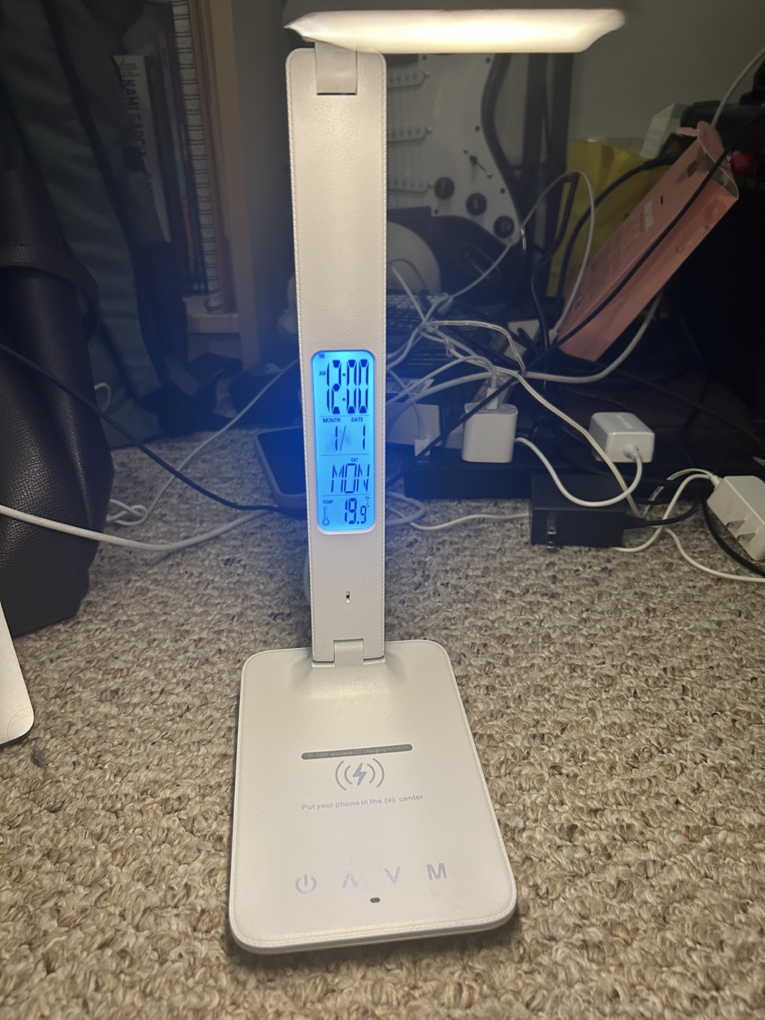 LED Desk Lamp with Wireless Charging