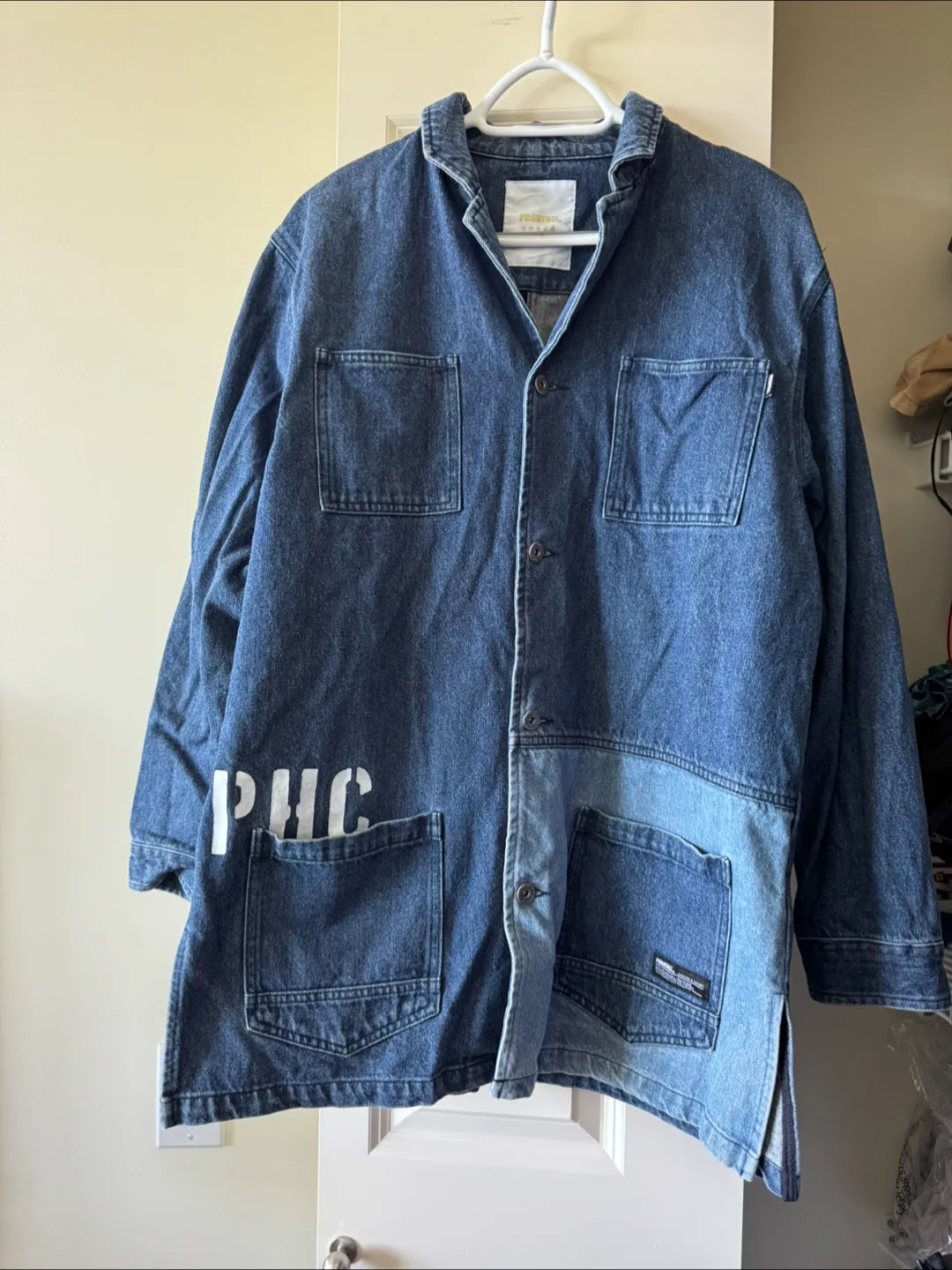 Denim Jacket with Graphic Print thumbnail