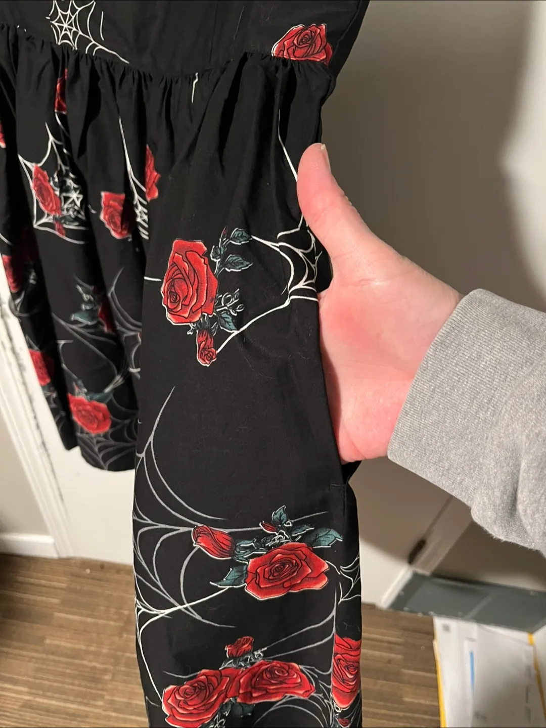 Hell Bunny Black Dress L (UK14) image indicator(4)