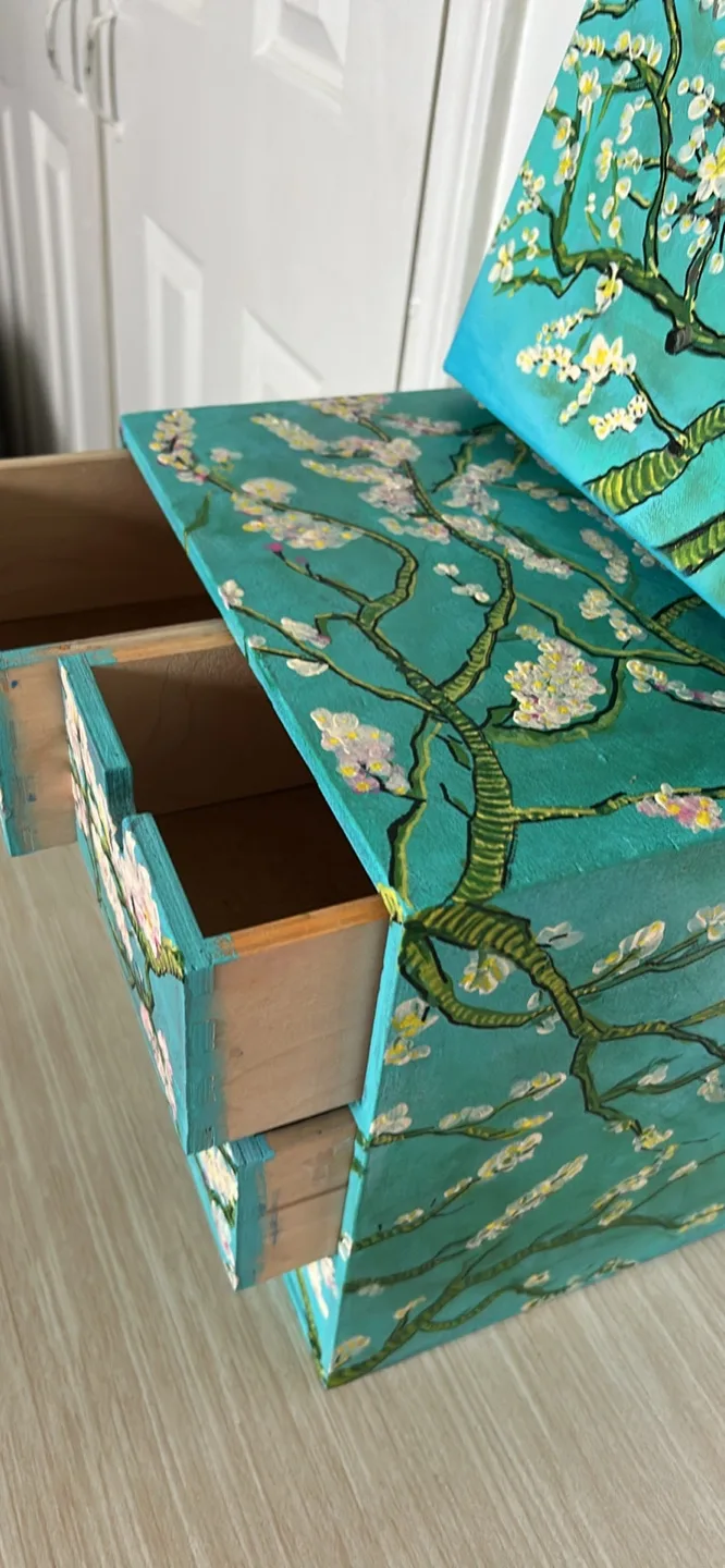 Van Gogh Inspired Artwork and Mini Chest Set image indicator(6)