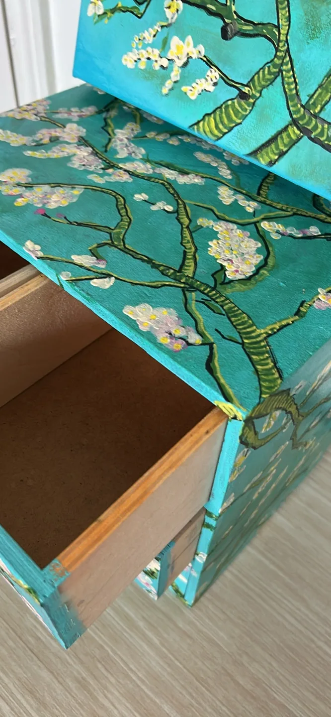 Van Gogh Inspired Artwork and Mini Chest Set image indicator(7)