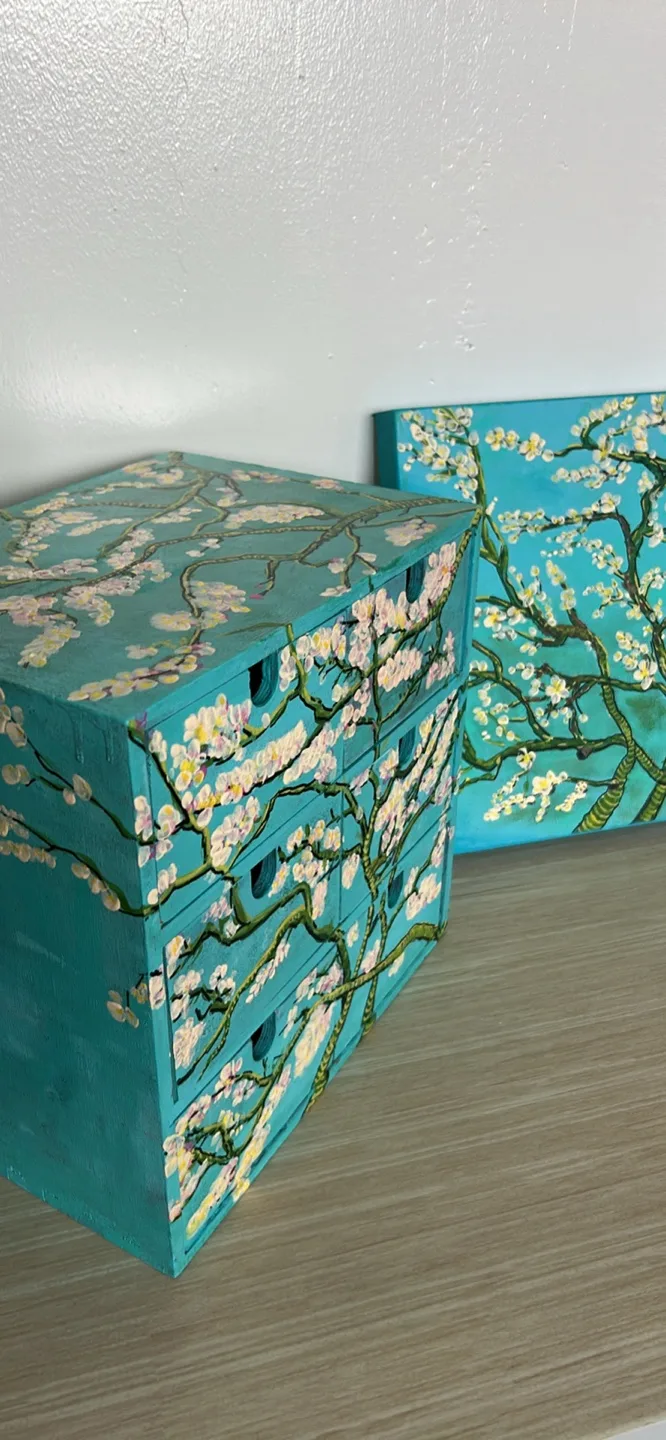 Van Gogh Inspired Artwork and Mini Chest Set image indicator(8)