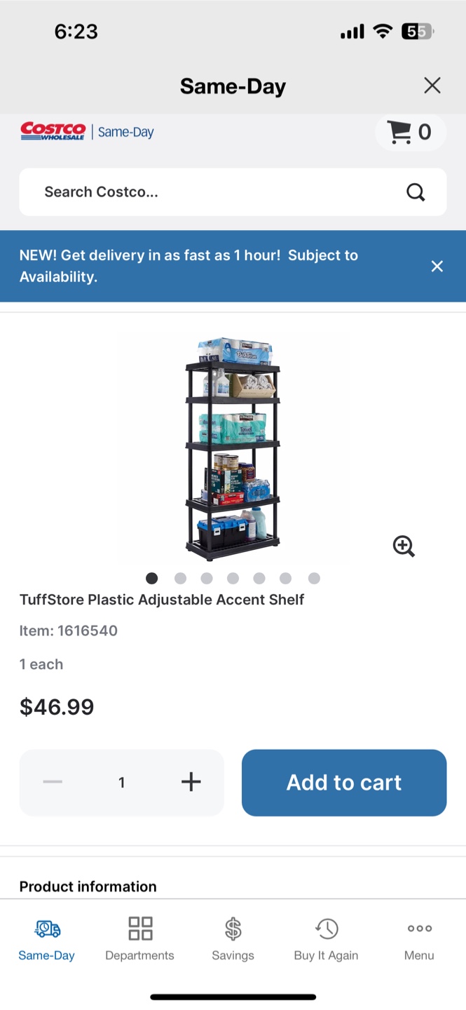 Plastic Adjustable Shelf - photo 2