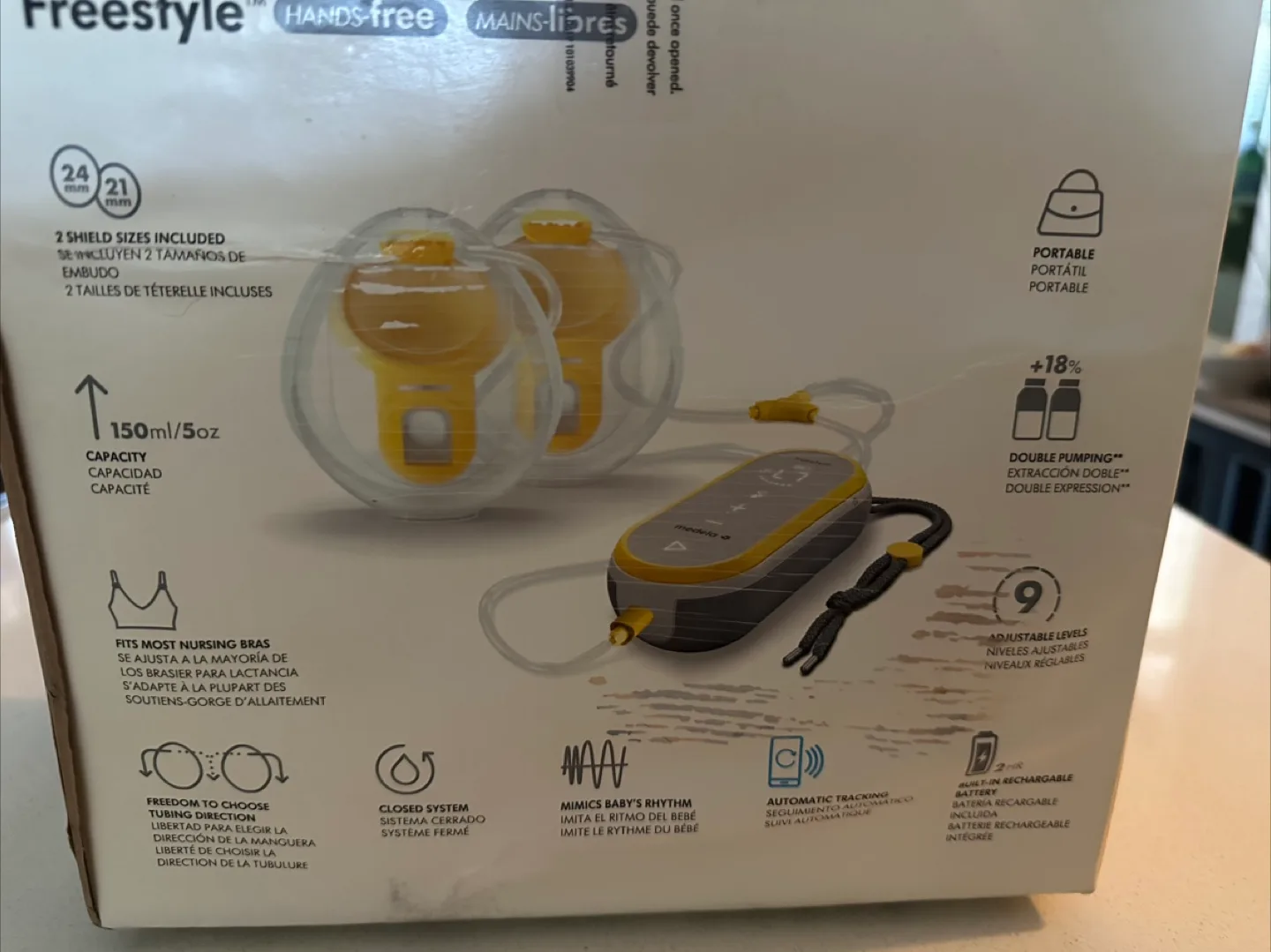 New! Medela Freestyle Hands-Free Double Electric Breast Pump image indicator(6)