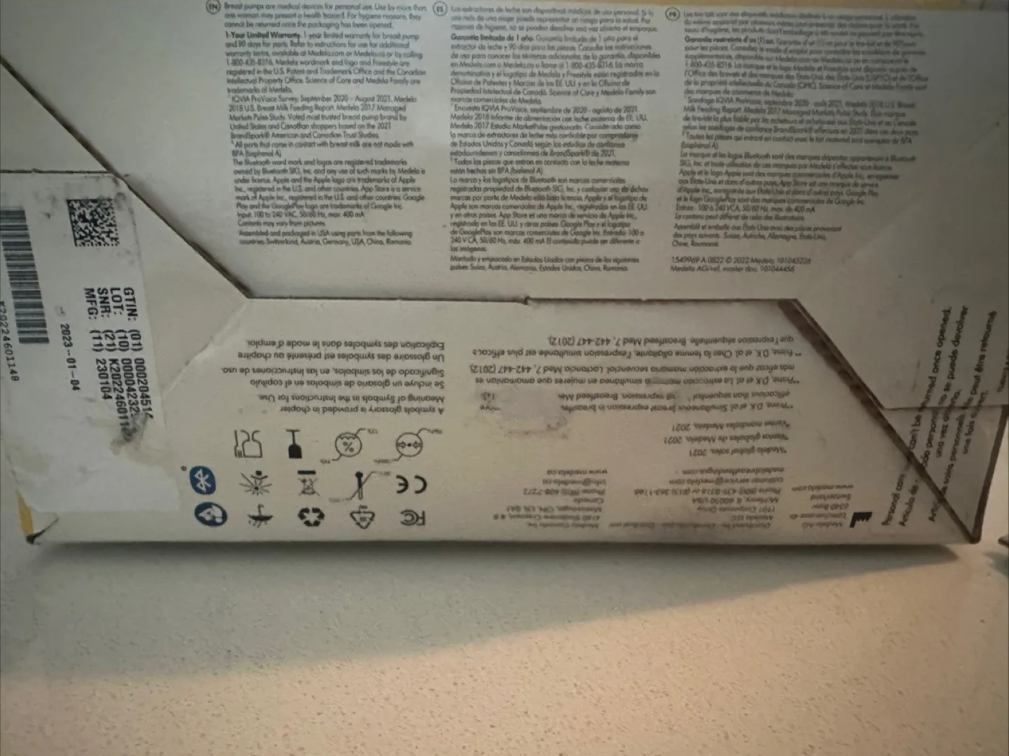 New! Medela Freestyle Hands-Free Double Electric Breast Pump image indicator(3)