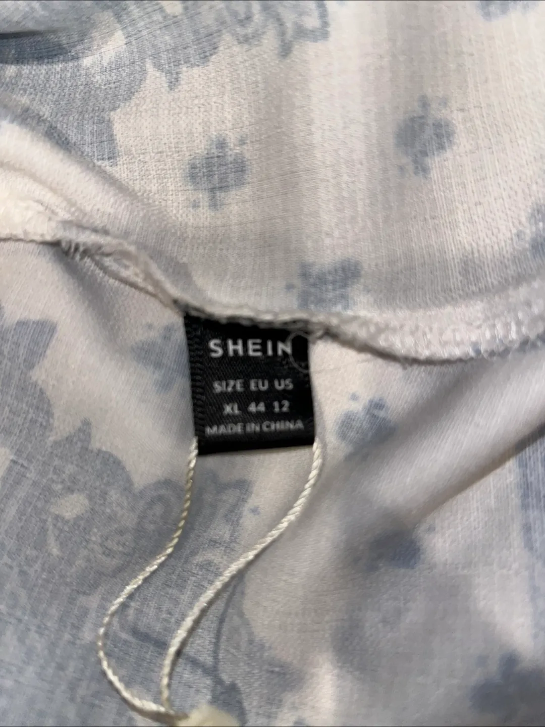 XL Shein Blue and White Sundress image indicator(3)