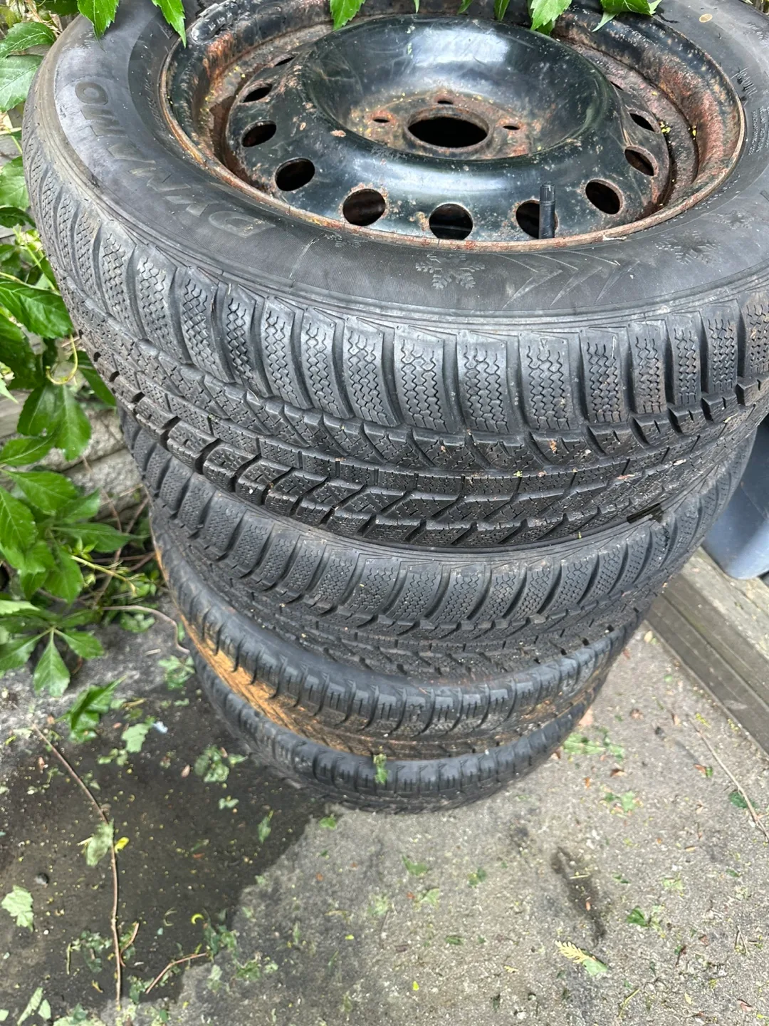 Set of Four Tires with Rims winter tires image indicator(3)