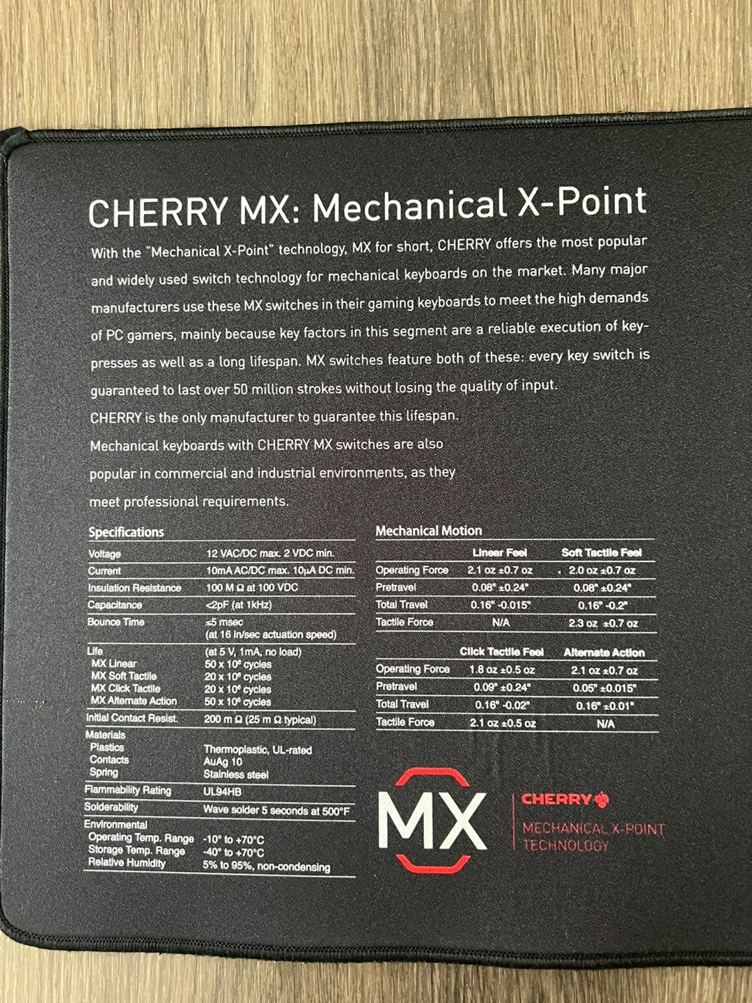 Cherry MX Mechanical X-Point Mouse Pad image indicator(2)