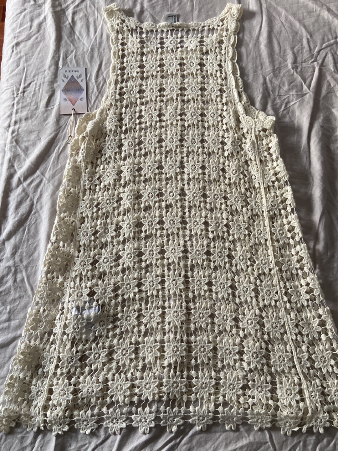 Forever 21 Crochet Dress boho flower pattern - photo 2