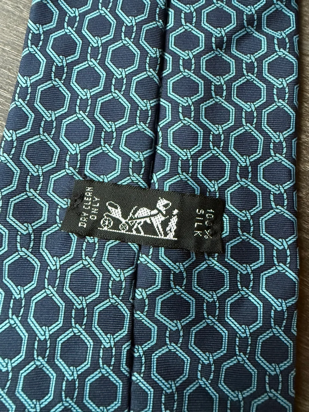 Hermès Silk Tie blue image indicator(3)