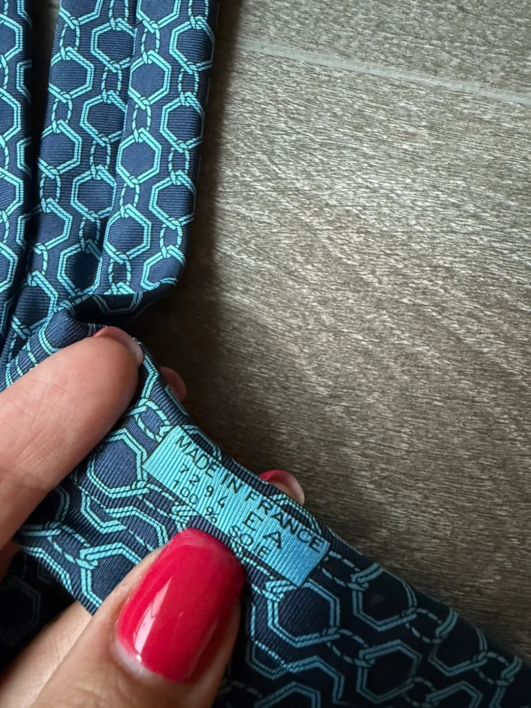 Hermès Silk Tie blue image indicator(2)