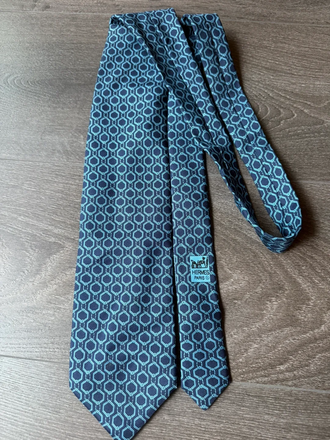 Hermès Silk Tie blue image indicator(5)
