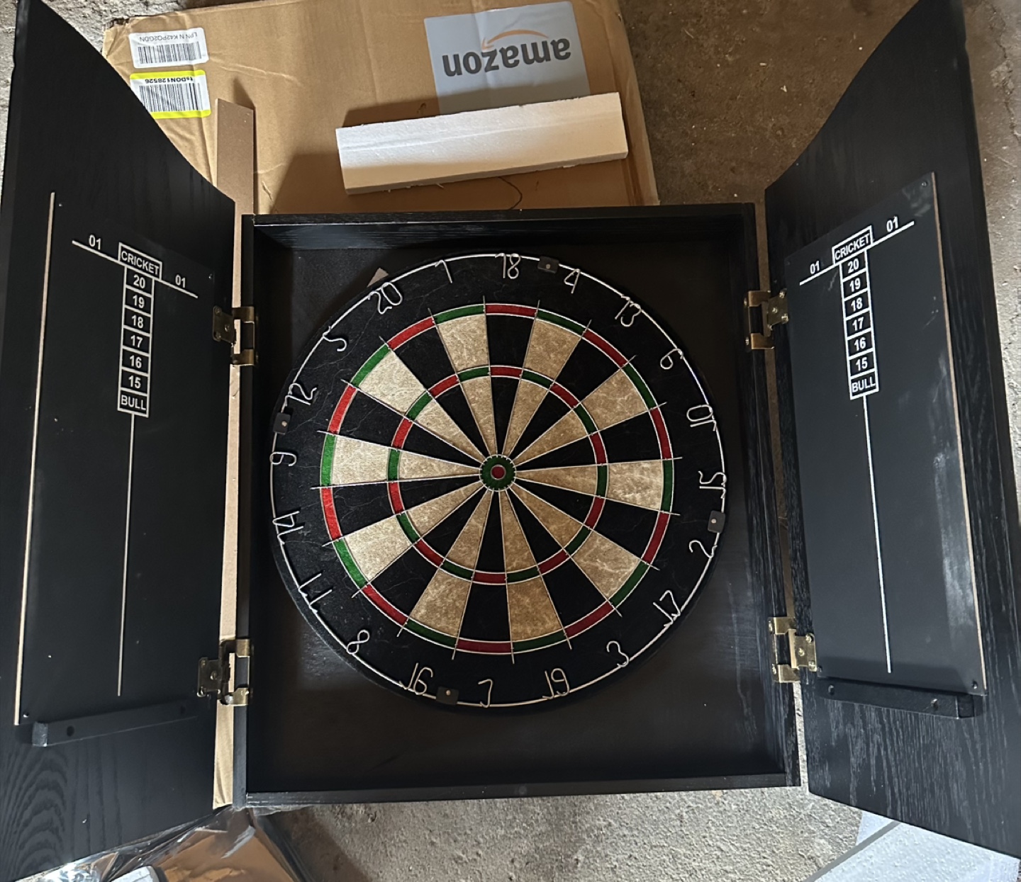 Wooden Dart Board Cabinet - photo 3