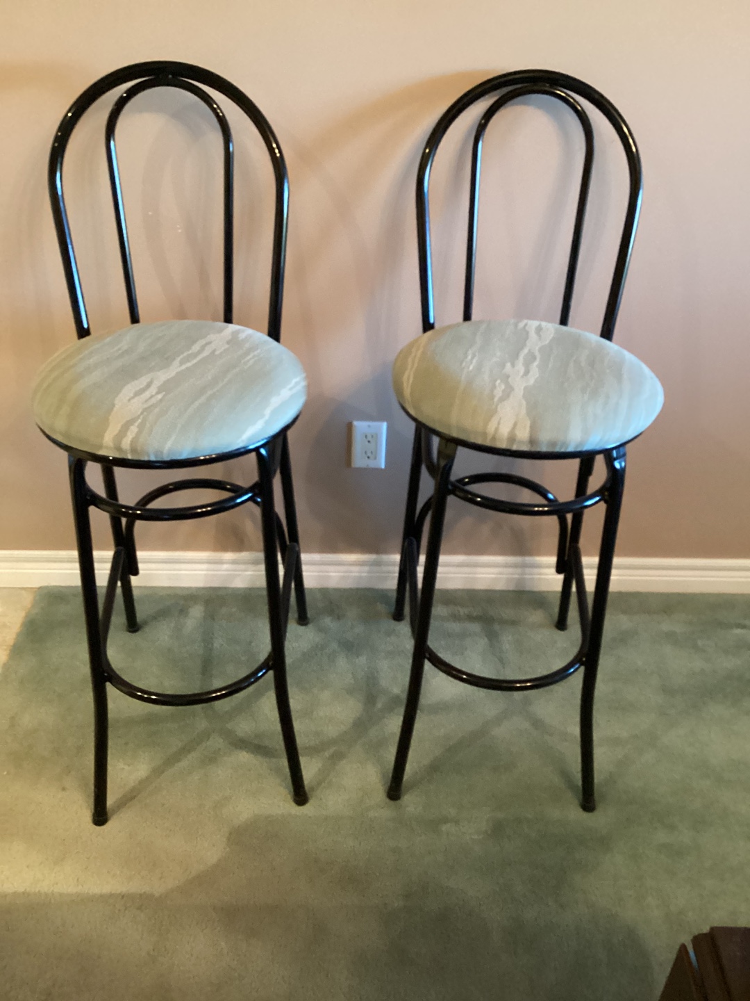 Set of Two Bar Stools