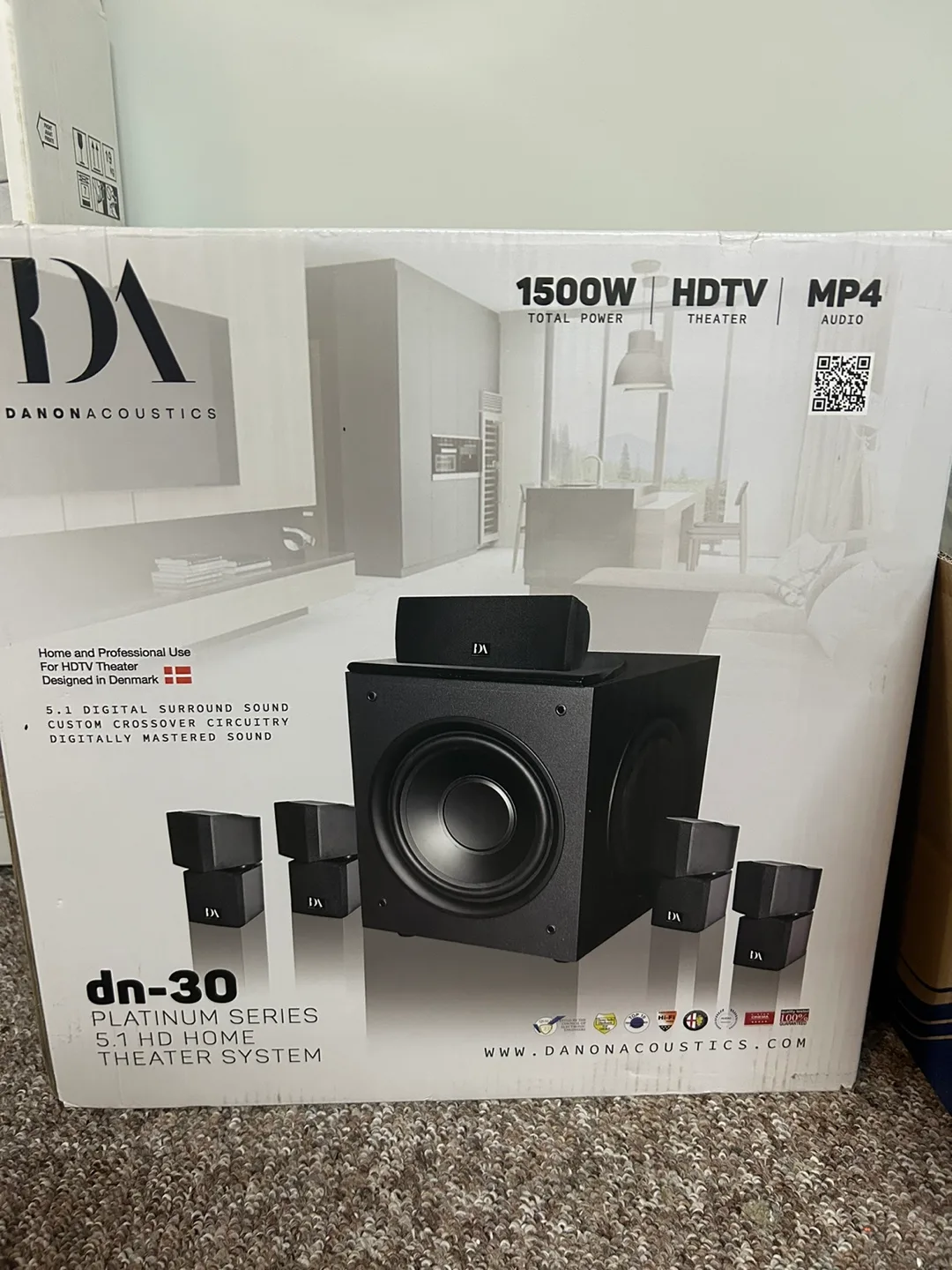 Danonacoustics dn-30 5.1 HD Home Theater System thumbnail